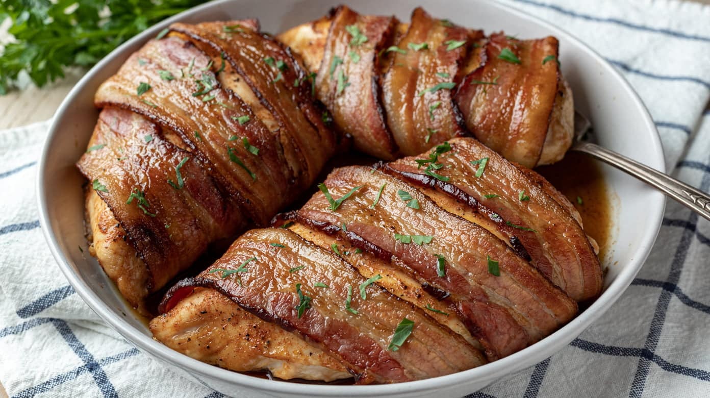 Bacon Wrapped Chicken Breasts