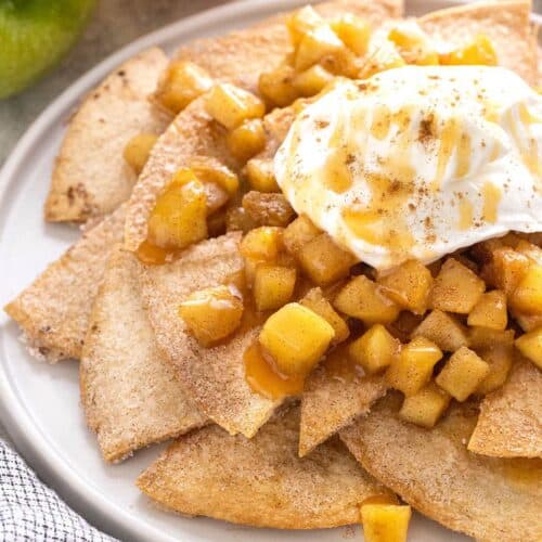 Smoked Apple Crisp Nachos