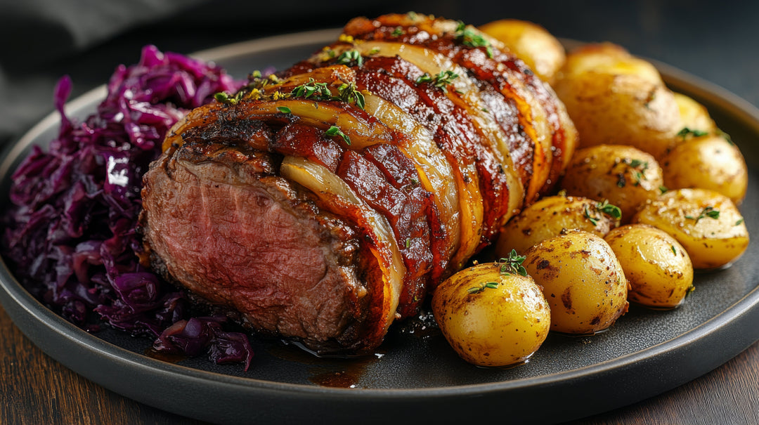 Bacon Wrapped Smoked Prime Rib