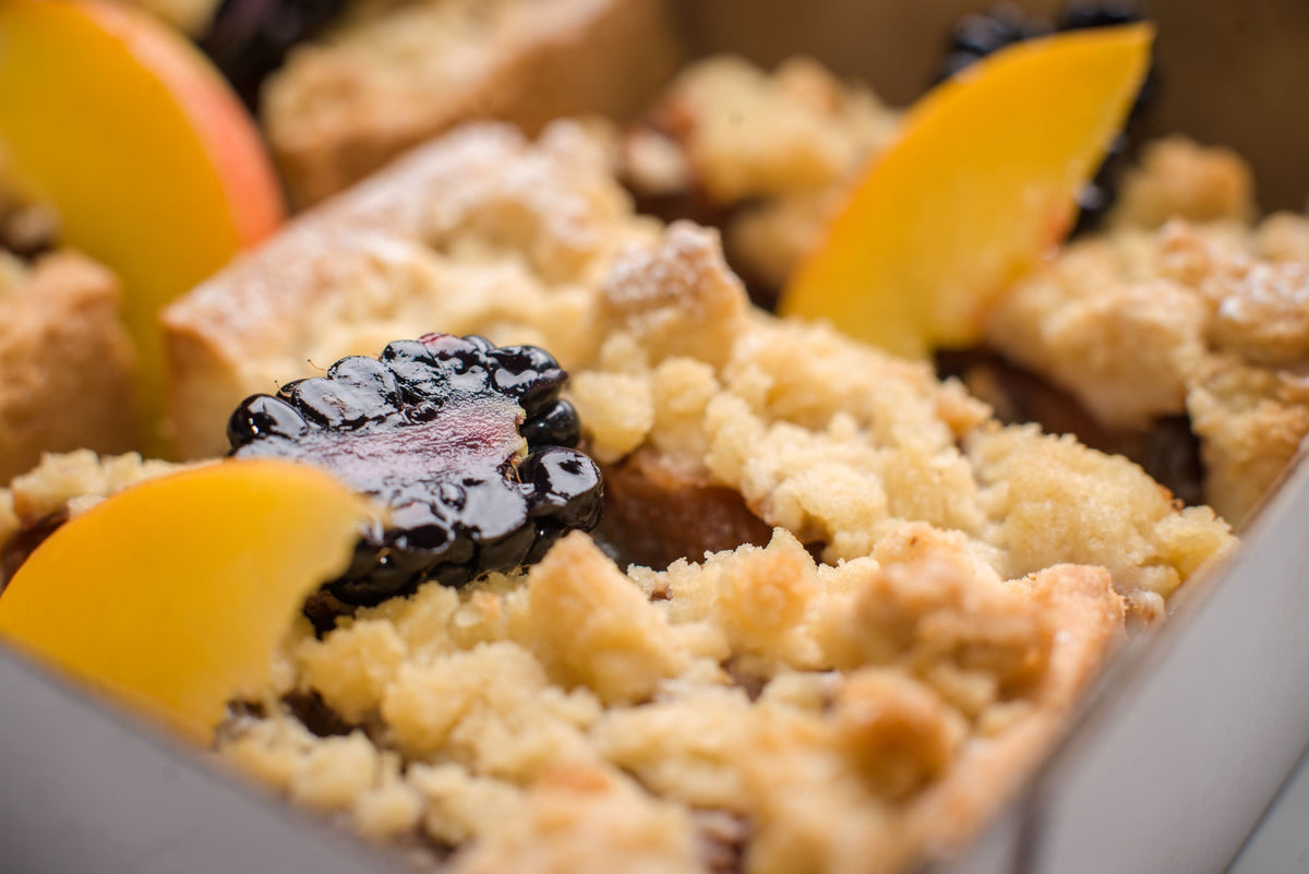 Smoked Peach Cobbler