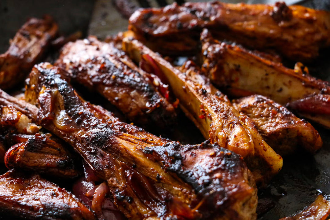Sweet & Smoky Honey Bourbon Ribs