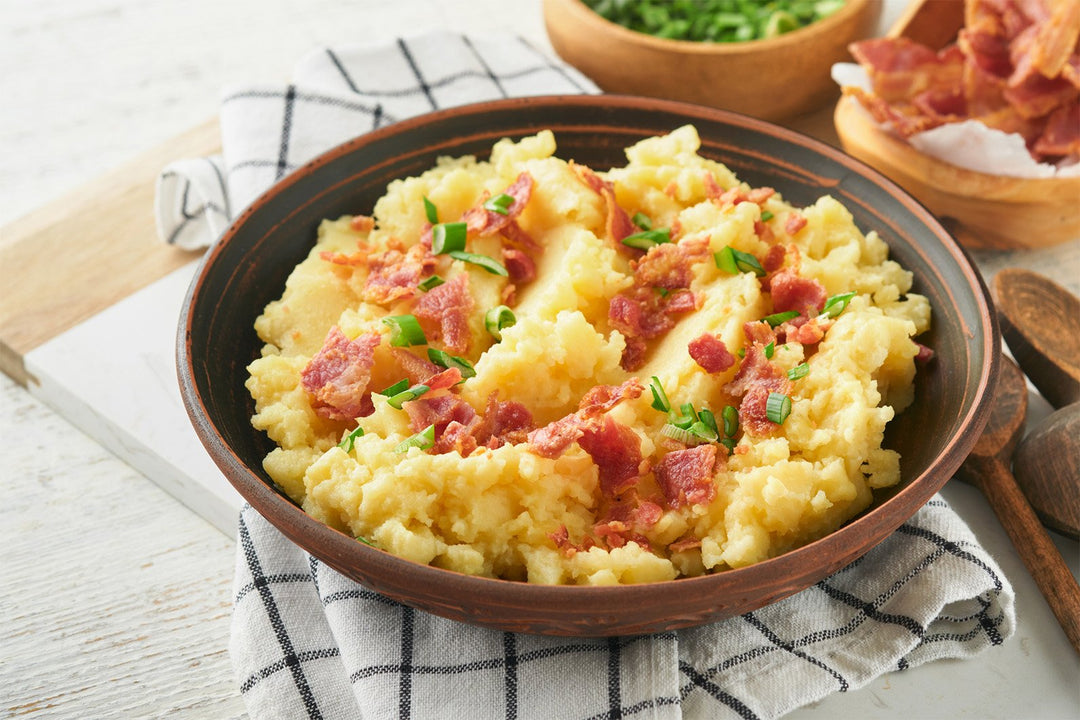 Twice Baked Mashed Potatoes