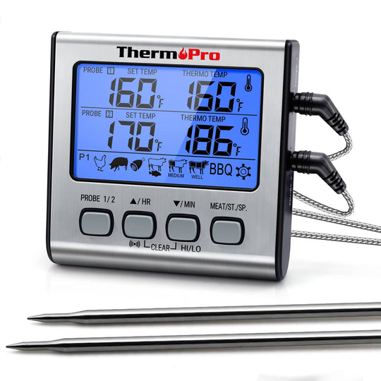 Dual Probe Wired Thermometer