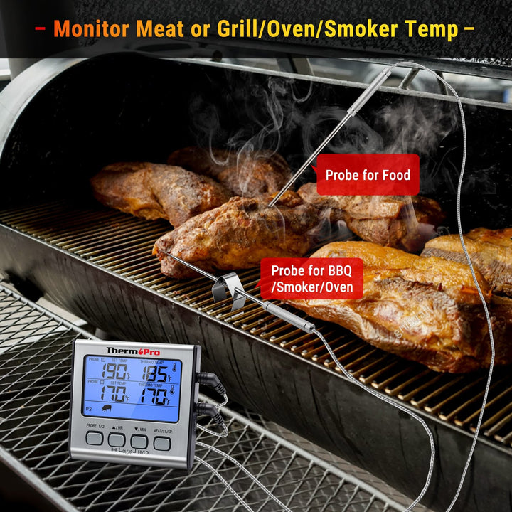 Dual Probe Wired Thermometer