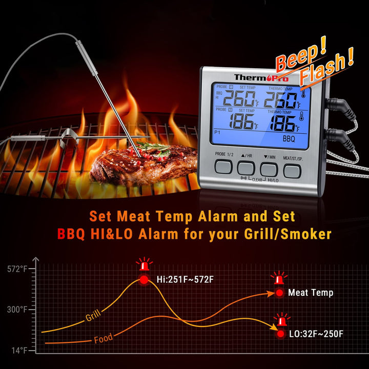 Dual Probe Wired Thermometer