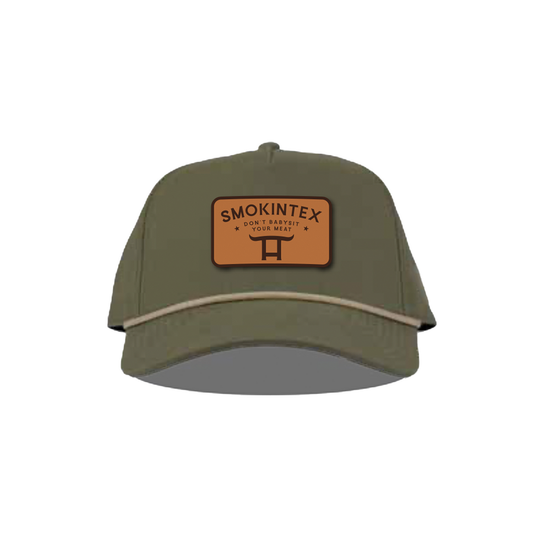 SmokinTex Classic Leather Patch Hat