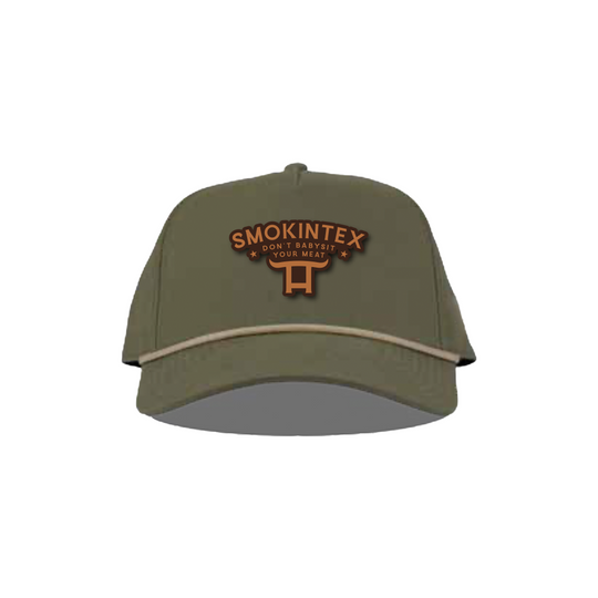 SmokinTex Leather Logo Hat