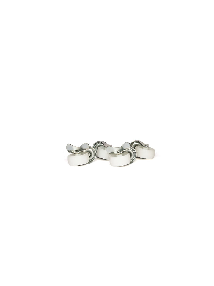 Set of 4 Smoker Wheels